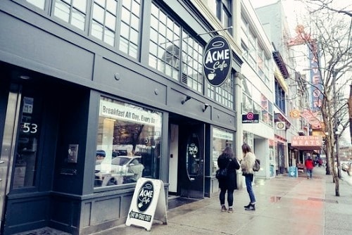 Acme cafés location